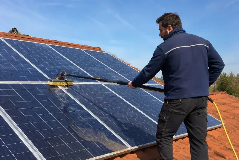 Nettoyage et entretien de panneaux solaires à Crest